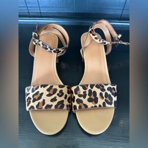 Women’s JCrew leopard heels